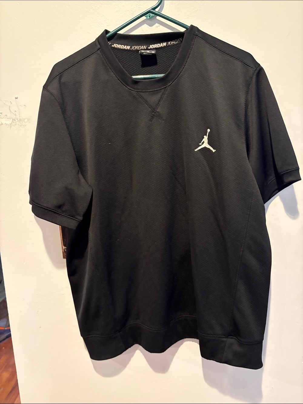 Jordan Black Short-Sleeve Jumpman Athletic Tee